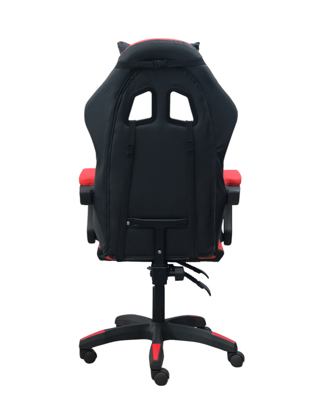 DASCK – Silla de Oficina con Reposacabezas, Respaldo Ajustable y Base Giratoria – Color Rojo - Imagen 4