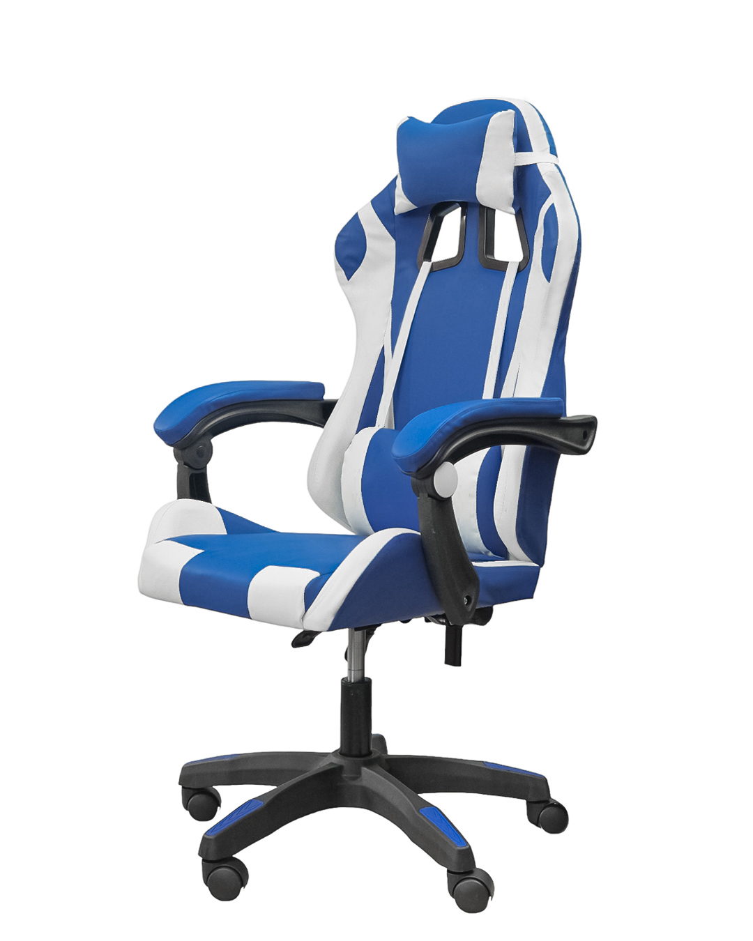 DASCK – Silla Gaming con Reposacabezas, Respaldo Ajustable y Base Giratoria – Color Azul - Imagen 4