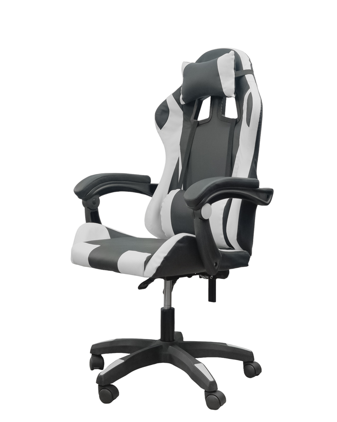 DASCK – Silla Gaming con Reposacabezas, Respaldo Ajustable y Base Giratoria – Color Blanca - Imagen 5