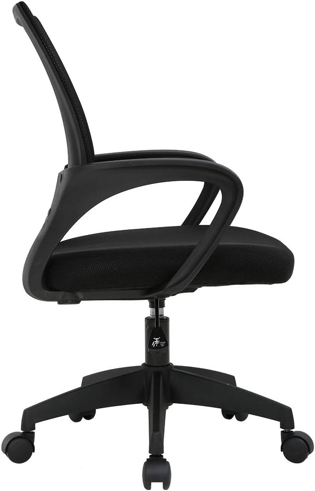 DASCK - Silla de Oficina Ergonómica de Malla con Ruedas 360° – Pie Negro - Imagen 2