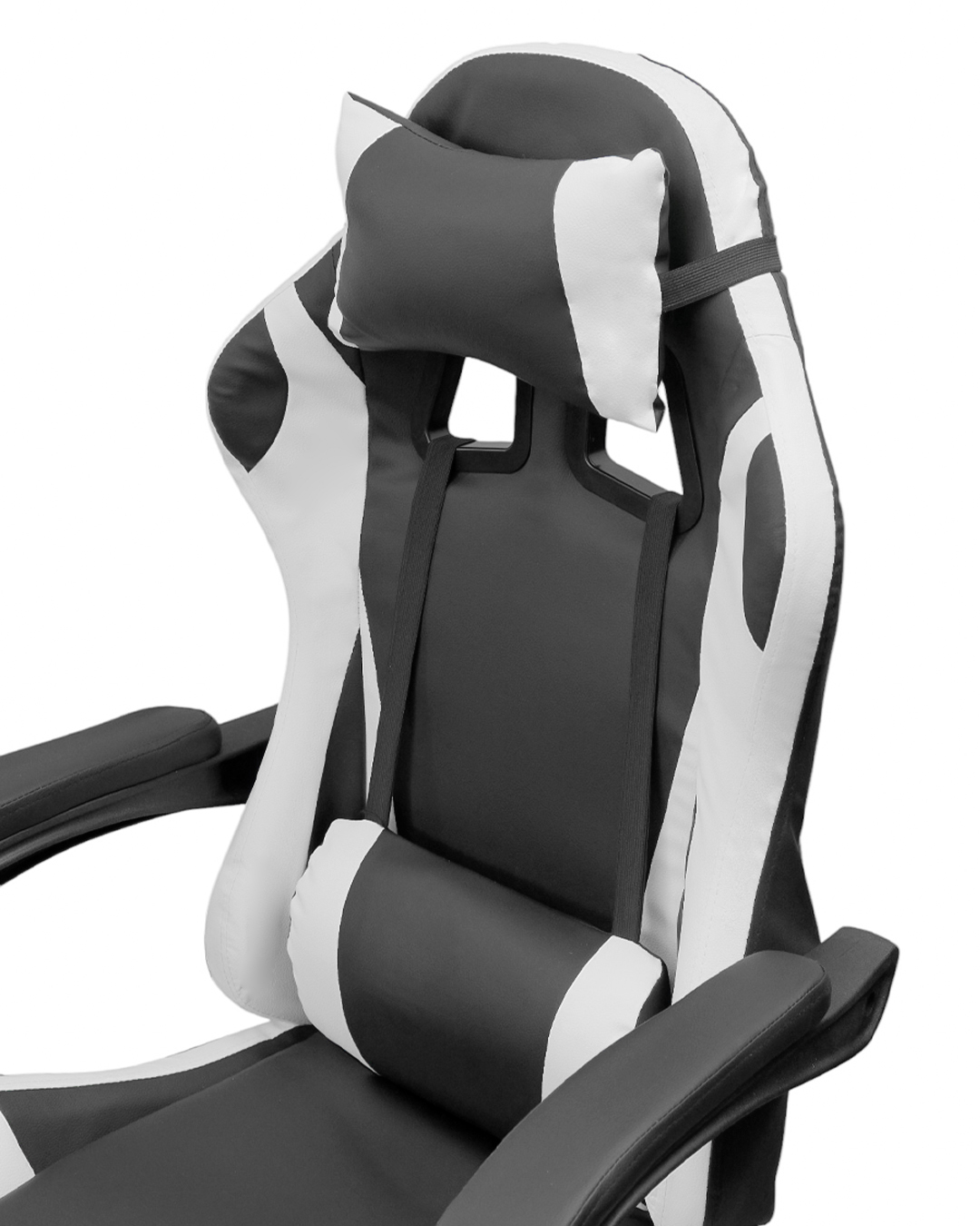 DASCK – Silla Gaming con Reposacabezas, Respaldo Ajustable y Base Giratoria – Color Blanca - Imagen 3
