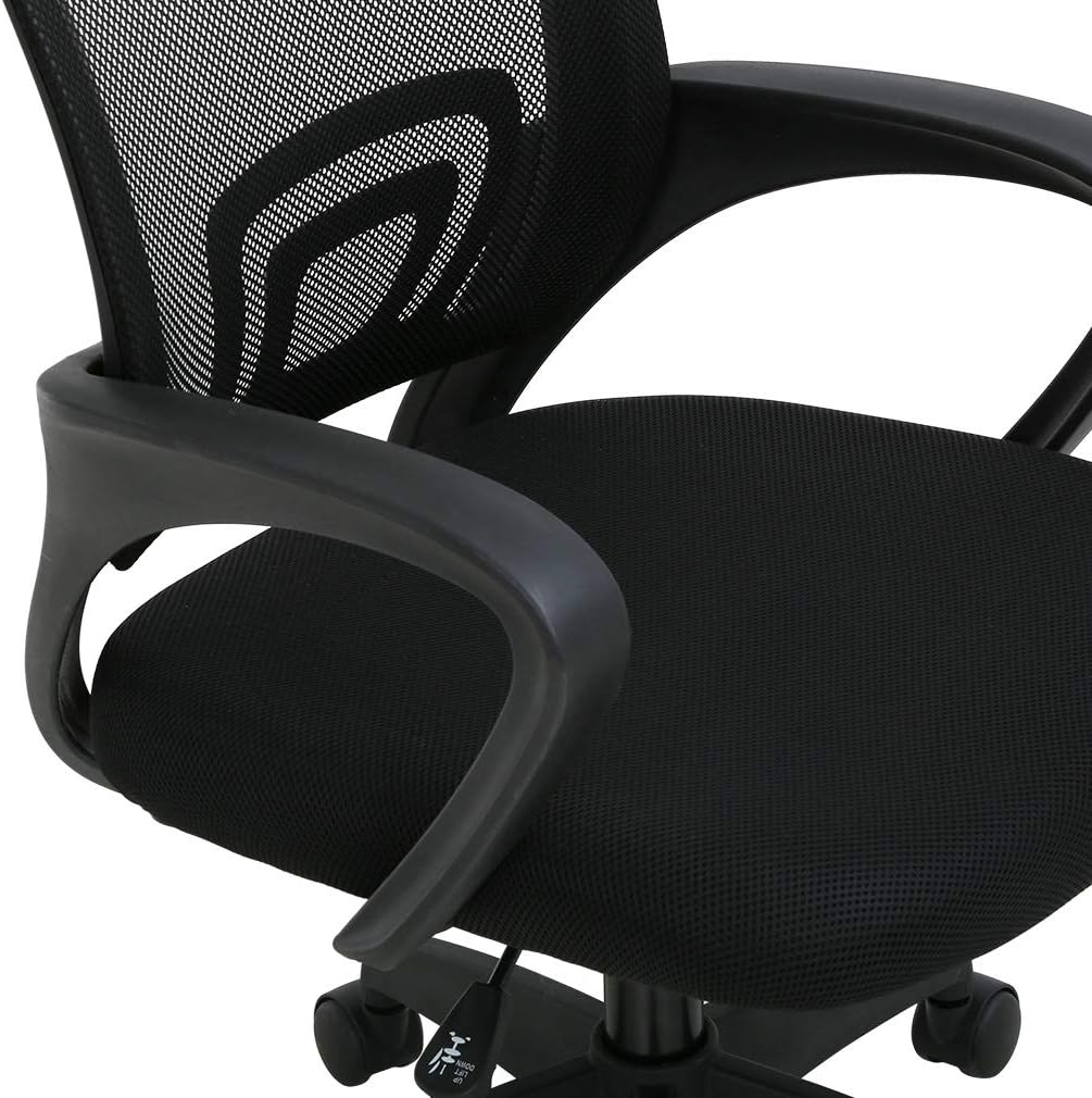 DASCK - Silla de Oficina Ergonómica de Malla con Ruedas 360° – Pie Negro - Imagen 4