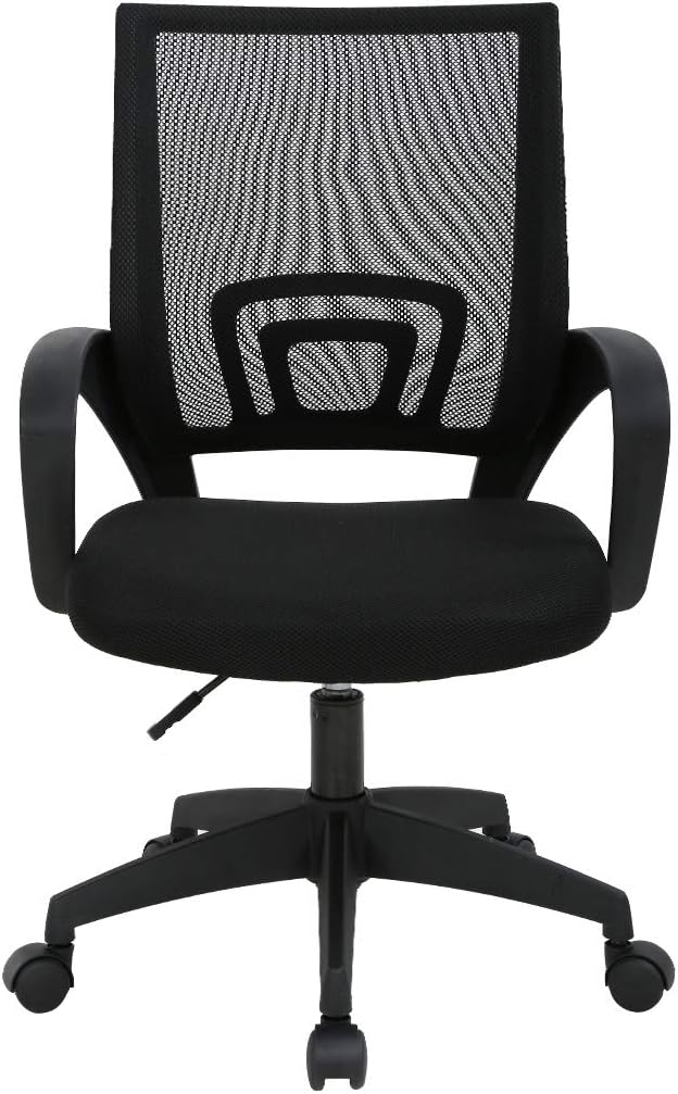 DASCK - Silla de Oficina Ergonómica de Malla con Ruedas 360° – Pie Negro - Imagen 5
