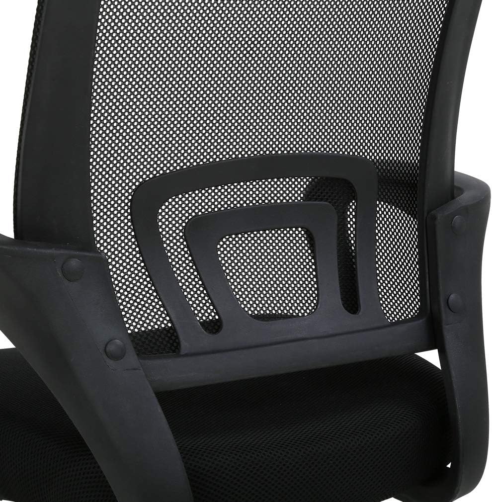 DASCK - Silla de Oficina Ergonómica de Malla con Ruedas 360° – Pie Negro - Imagen 6