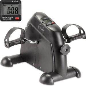 DASCK - Mini Bicicleta Estática con Pedales y Pantalla LCD para Piernas y Brazos