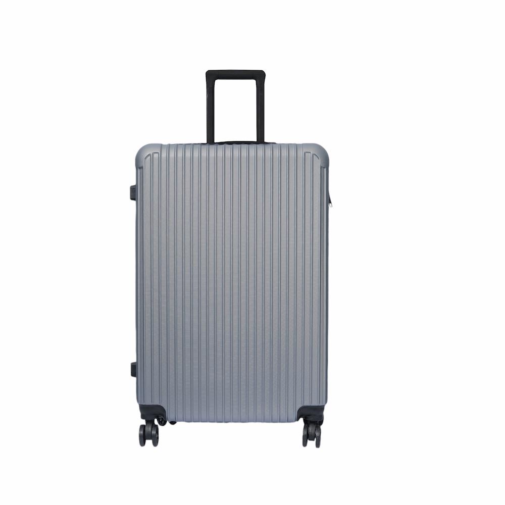 DASCK - Juego de 3 Maletas de Viaje Trolley ABS Semirrígidas con Ruedas Dobles 360° y Cerradura de Combinación - Gris - Imagen 5