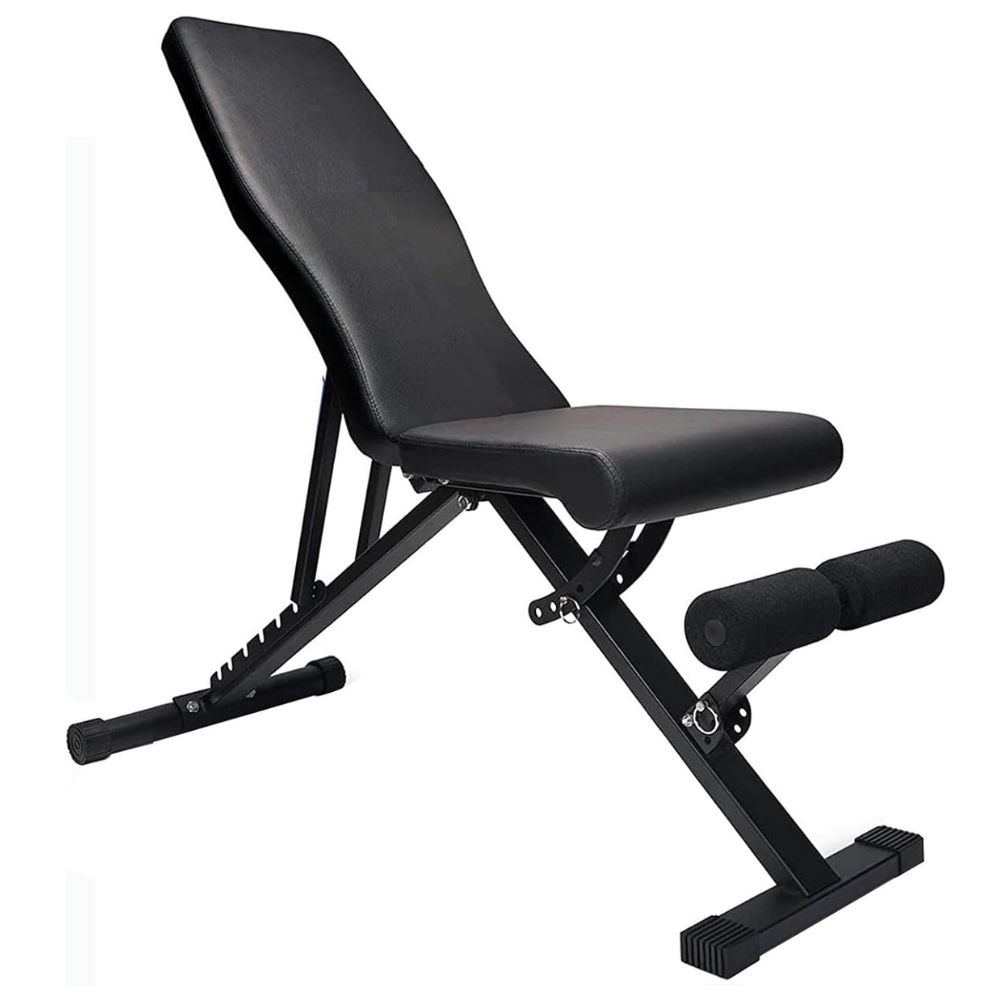 DASCK – Banco de Pesas Ajustable Plegable para Entrenamiento Multifunción