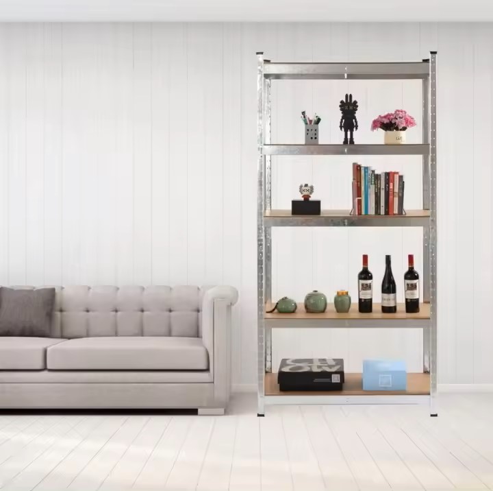 DASCK - Pack 2 Estanterías Metálicas Galvanizadas 180x90x40 cm, 5 Baldas, 875 kg c/u - Imagen 2