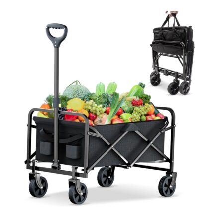 Carro de Transporte Negro Plegable - DASCK