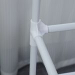 Mueble Recibidor Perchero con Zapatero 5 Baldas - Blanco - DASCK - Imagen 3