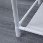 Mueble Recibidor Perchero con Zapatero 5 Baldas - Blanco - DASCK - Imagen 7