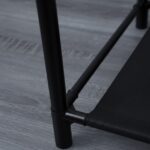 Mueble Recibidor Perchero con Zapatero 5 Baldas - Negro - DASCK - Imagen 4