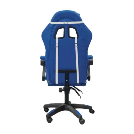 Silla Gaming con Reposacabezas y Respaldo Ajustable - Azul 2