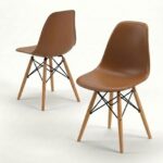 Pack 2 - Silla Nordica Marrón - DASCK - Imagen 3